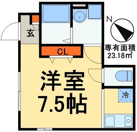 ゼーゲン南流山の物件間取画像